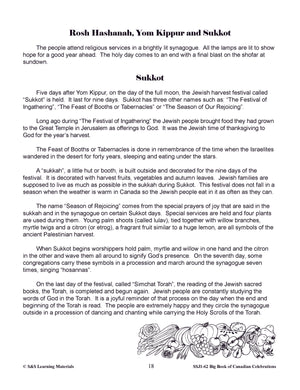 Jewish Religious Festivals Gr. 4-6 E-Lesson Plan