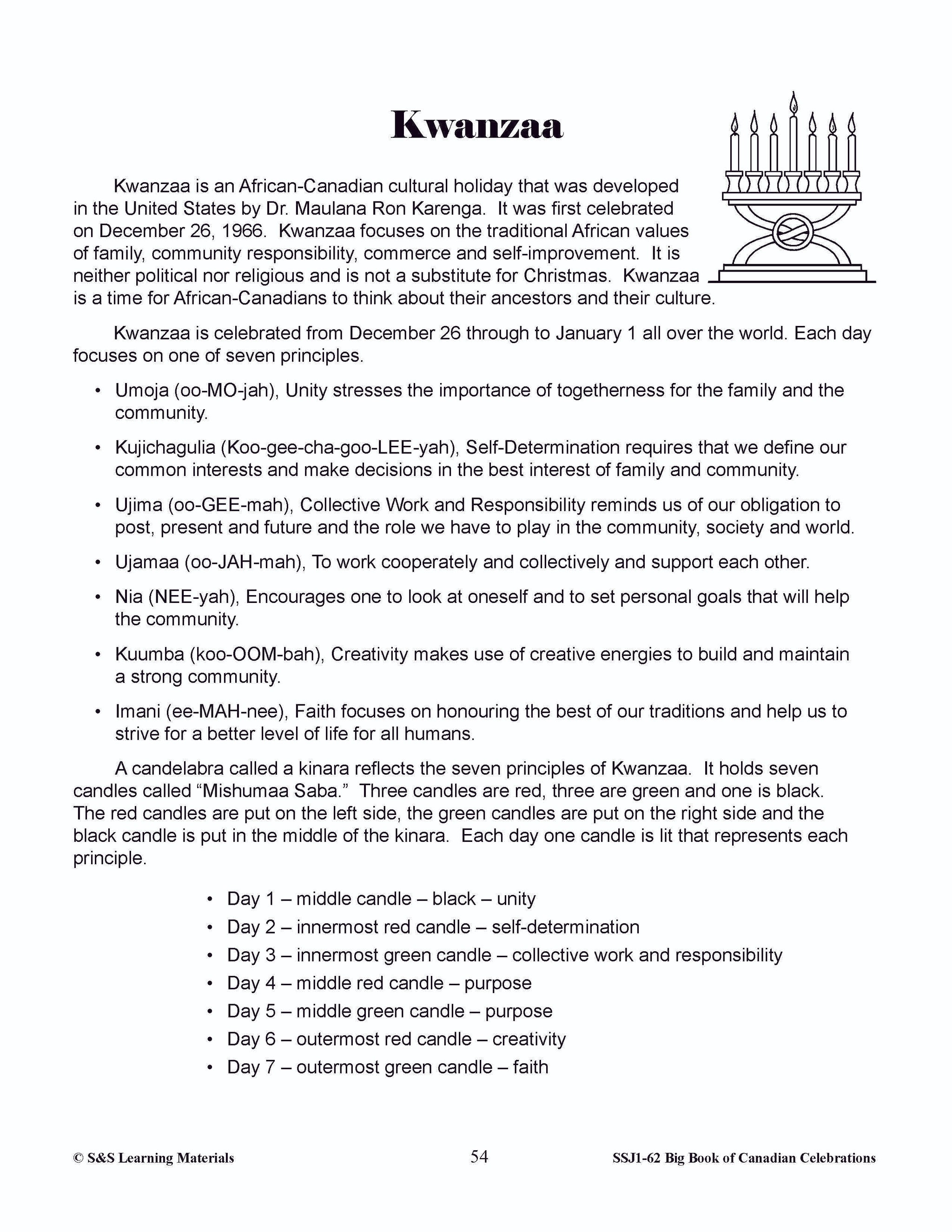 Kwanzaa Gr. 4-6 e-lesson plan