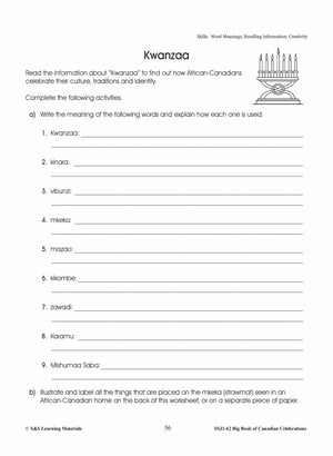 Kwanzaa Gr. 4-6 e-lesson plan