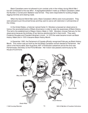 Black History Month Lesson Gr. 4-6