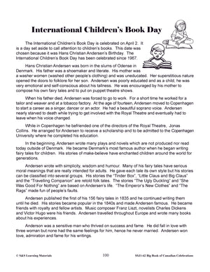 International Children's Book Day Gr. 4-6 E-Lesson Plan