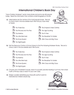 International Children's Book Day Gr. 4-6 E-Lesson Plan