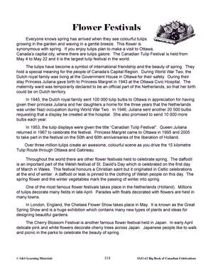 Flower Festivals Lesson Gr. 4-6