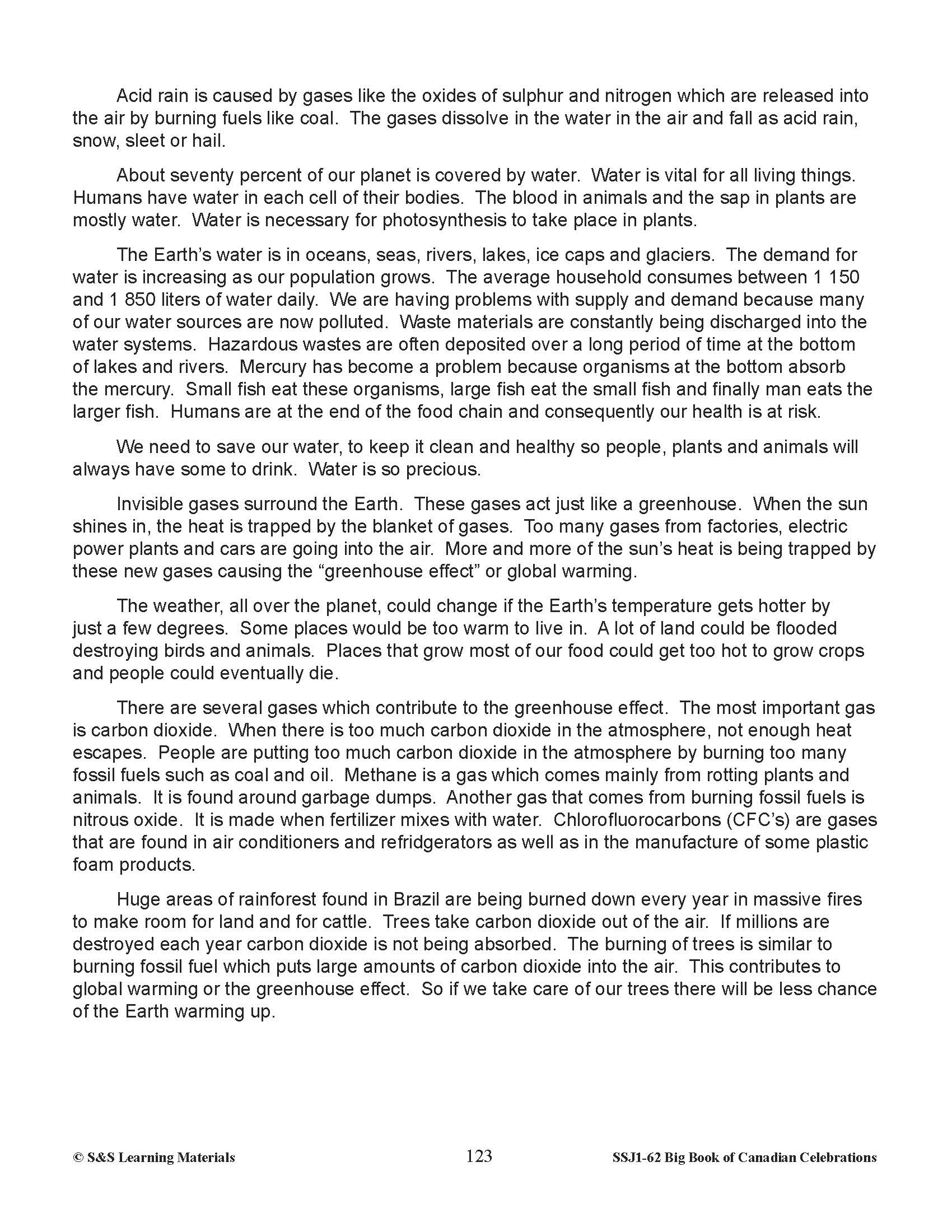 Earth Day Lesson Gr. 4-6