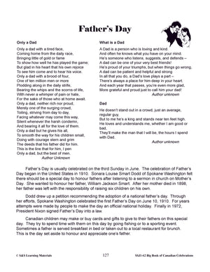 Father's Day Lesson Gr. 4-6