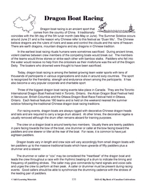 Dragon Boat Racing Lesson Gr. 4-6