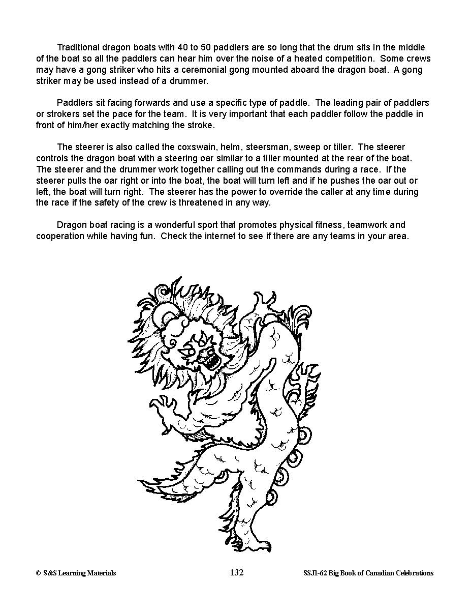 Dragon Boat Racing Lesson Gr. 4-6