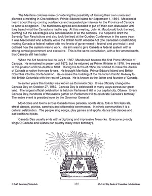 Canada Day Lesson Gr. 4-6