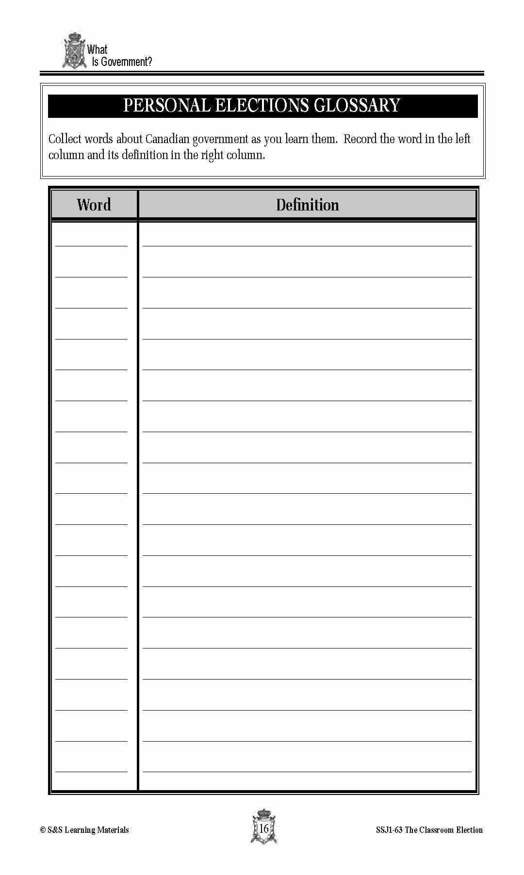 What is Government? Lesson Grades 4-7