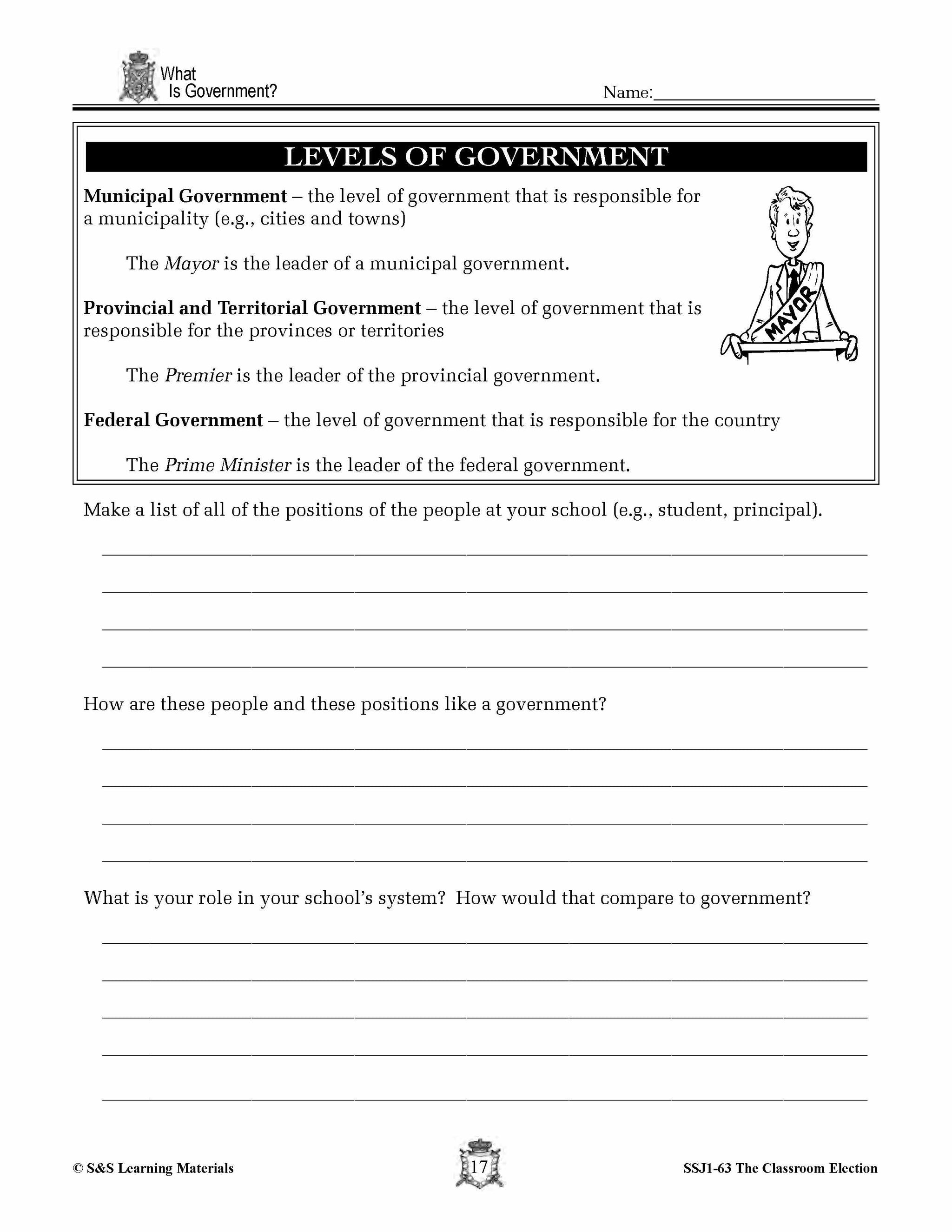 What is Government? Lesson Grades 4-7