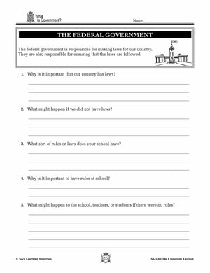 What is Government? Lesson Grades 4-7