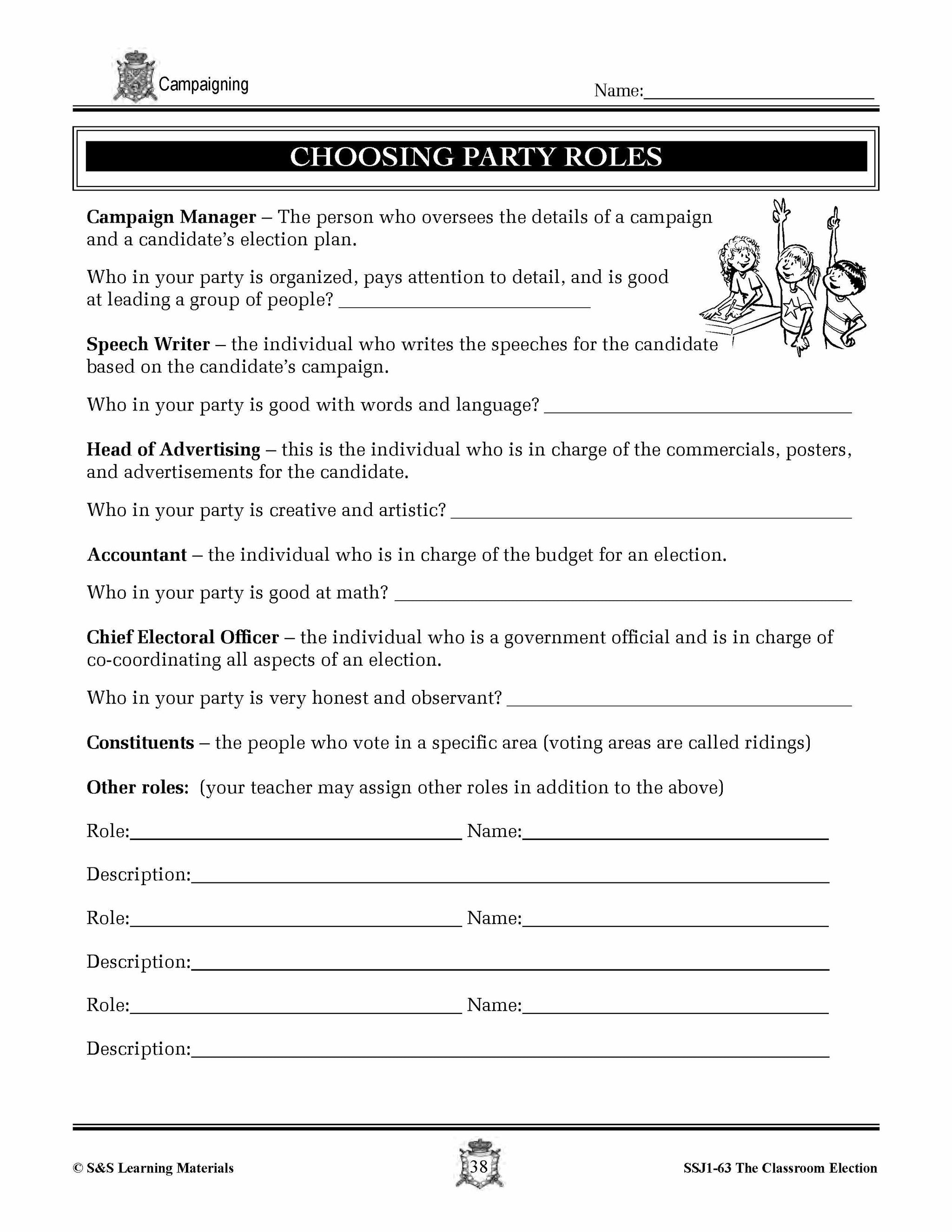 Campaigning for an Election Lesson Grades 4-7