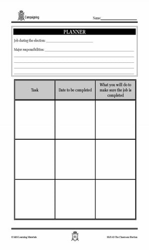 Campaigning for an Election Lesson Grades 4-7