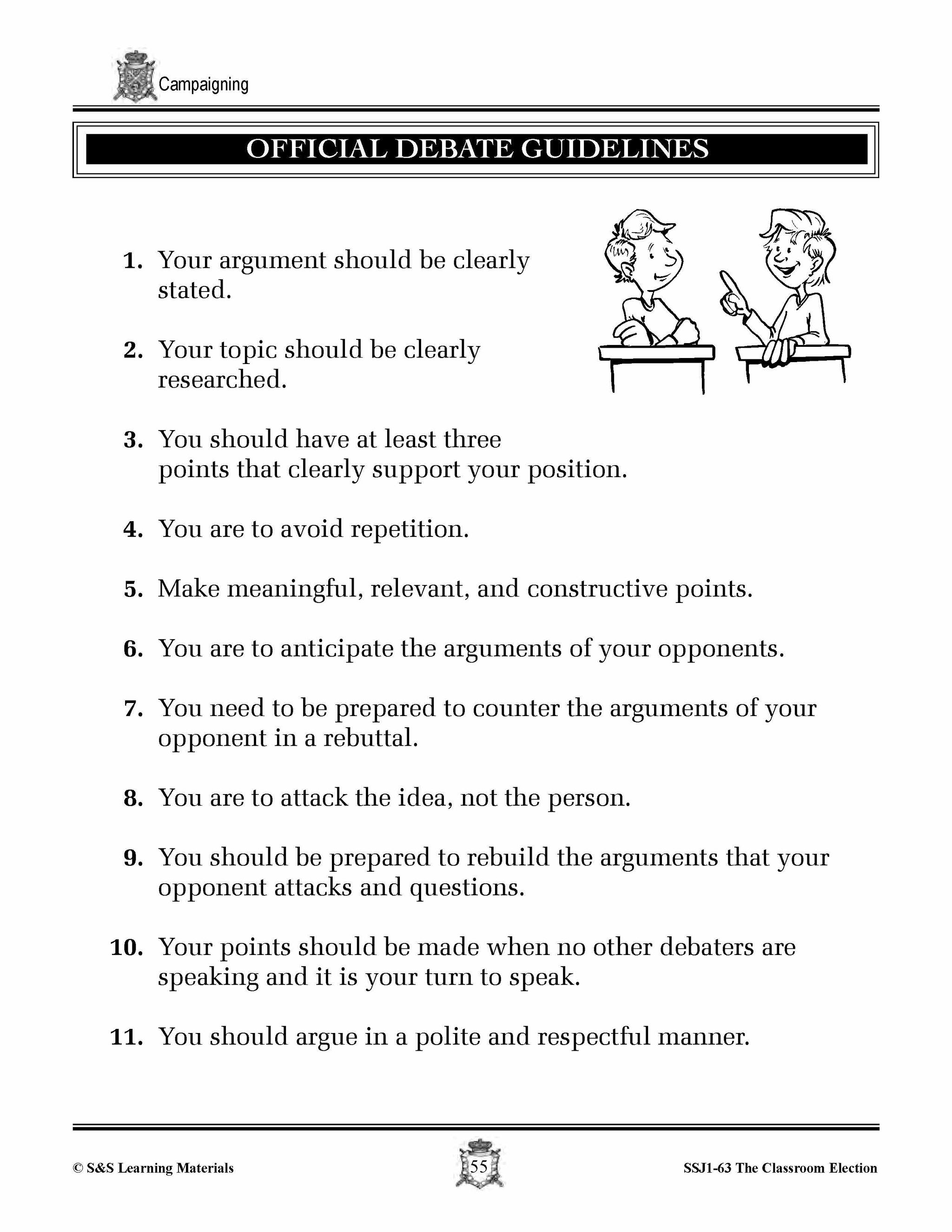 Campaigning for an Election Lesson Grades 4-7