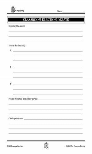 Campaigning for an Election Lesson Grades 4-7