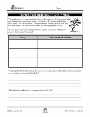 Campaigning for an Election Lesson Grades 4-7