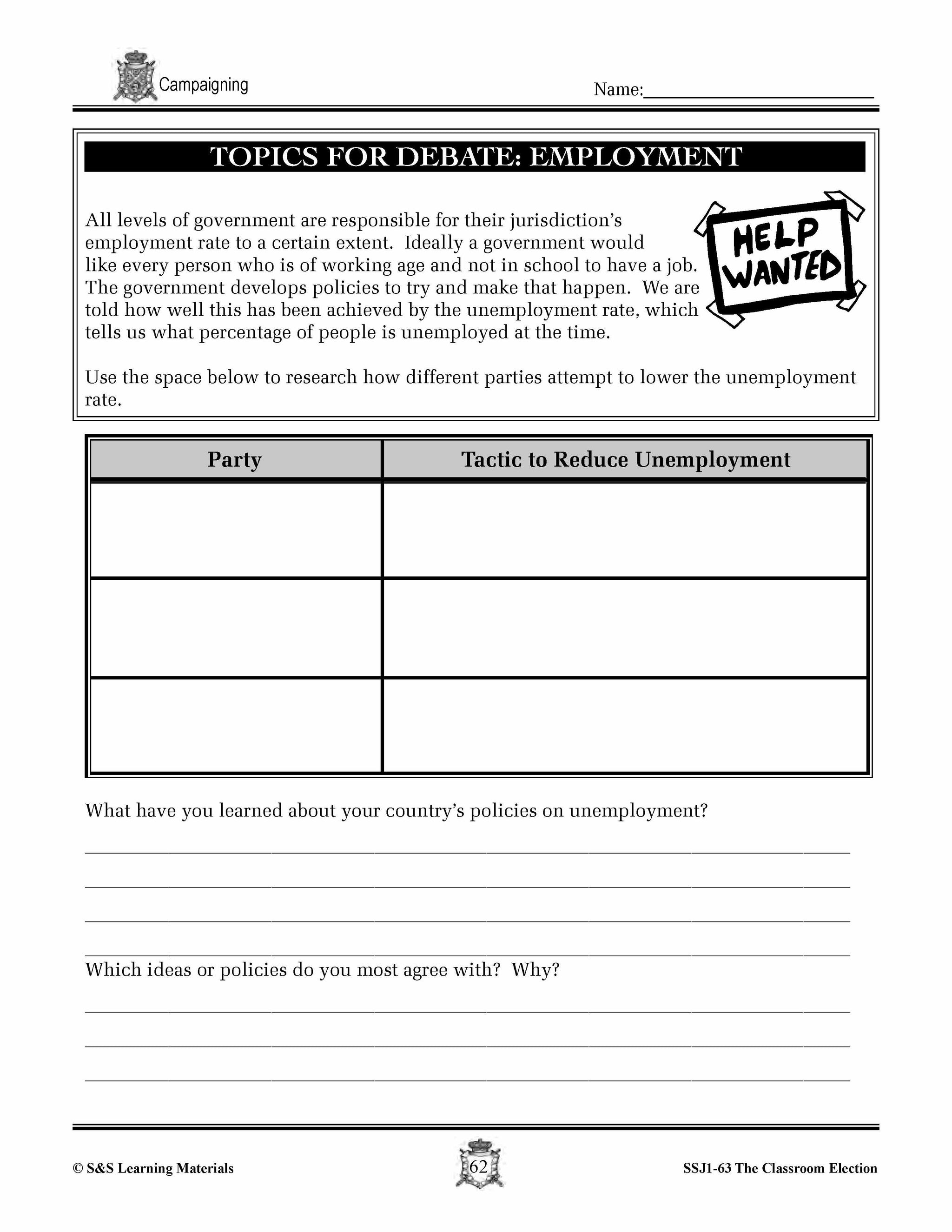 Campaigning for an Election Lesson Grades 4-7