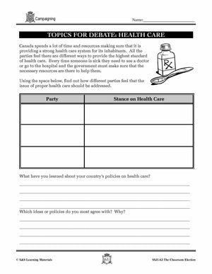 Campaigning for an Election Lesson Grades 4-7