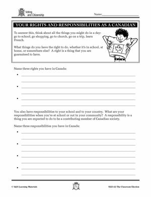 Canadian Voting & Citizenship Lesson Grades 4-7
