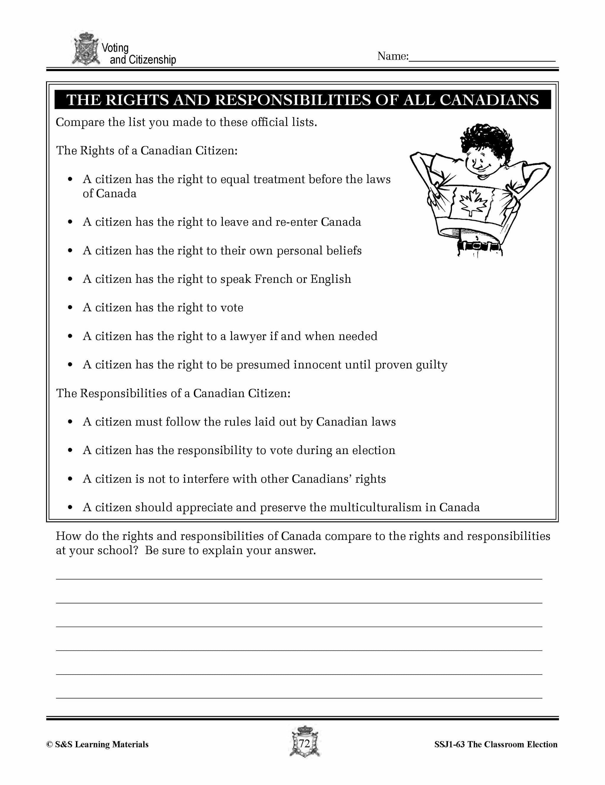 Canadian Voting & Citizenship Lesson Grades 4-7