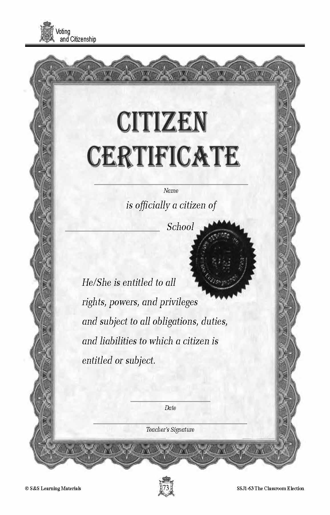 Canadian Voting & Citizenship Lesson Grades 4-7