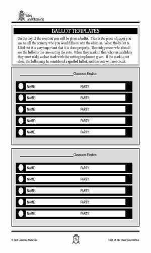 Canadian Voting & Citizenship Lesson Grades 4-7