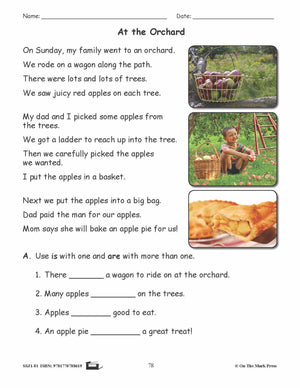 At the Orchard Grammar Worksheets Grade 1