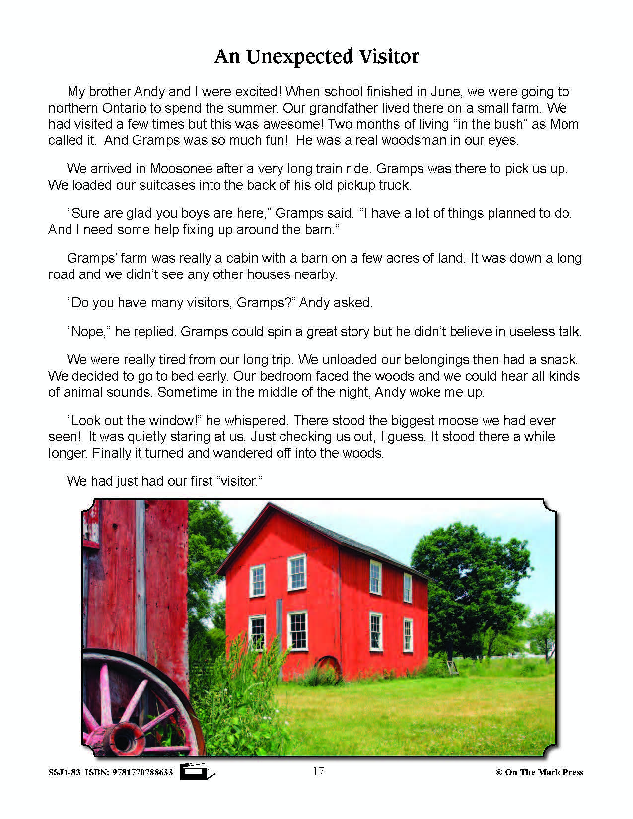 An Unexpected Visitor Reading Lesson Grade 3