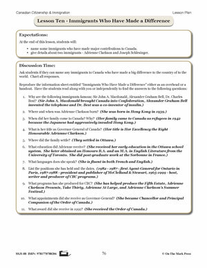 Immigrants Who Have Made A Difference A Unit Test & Extras! E-Lesson Plan Gr. 4-8