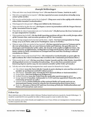 Immigrants Who Have Made A Difference A Unit Test & Extras! E-Lesson Plan Gr. 4-8