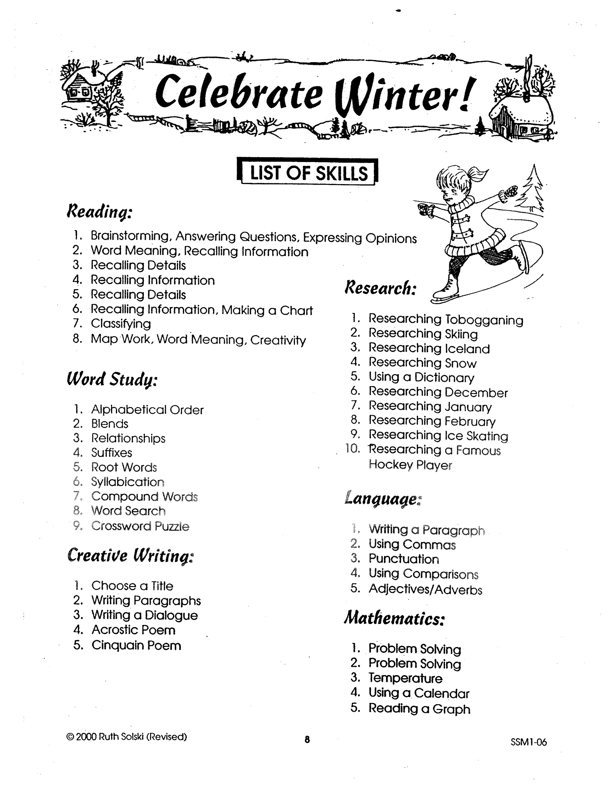 Celebrate Winter Grades 4-6