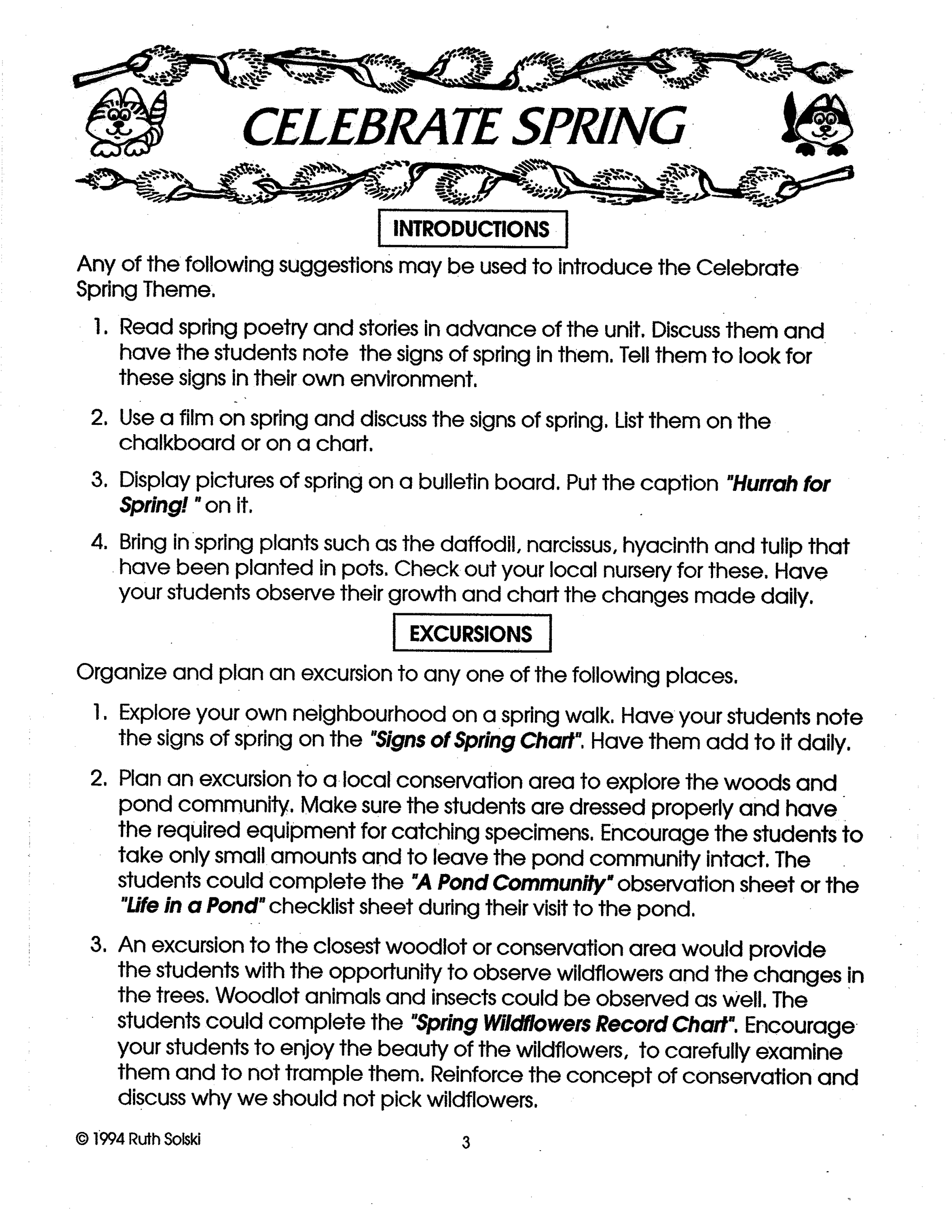 Celebrate Spring Grades 4-6