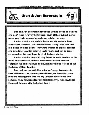 Berenstain Bears: 4 Lit Link/Novel Study Bundle! Grades 1-3