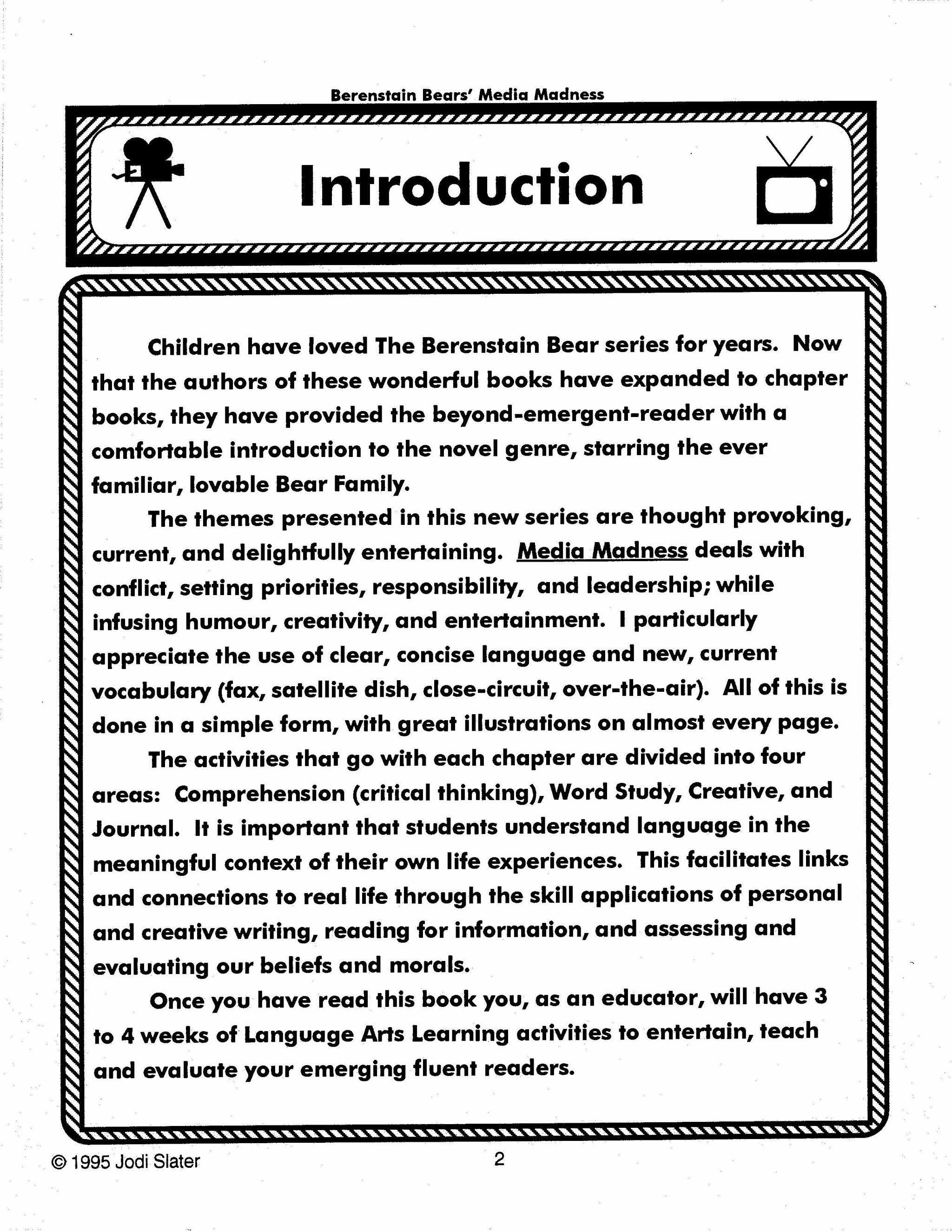 Berenstain Bears: 4 Lit Link/Novel Study Bundle! Grades 1-3