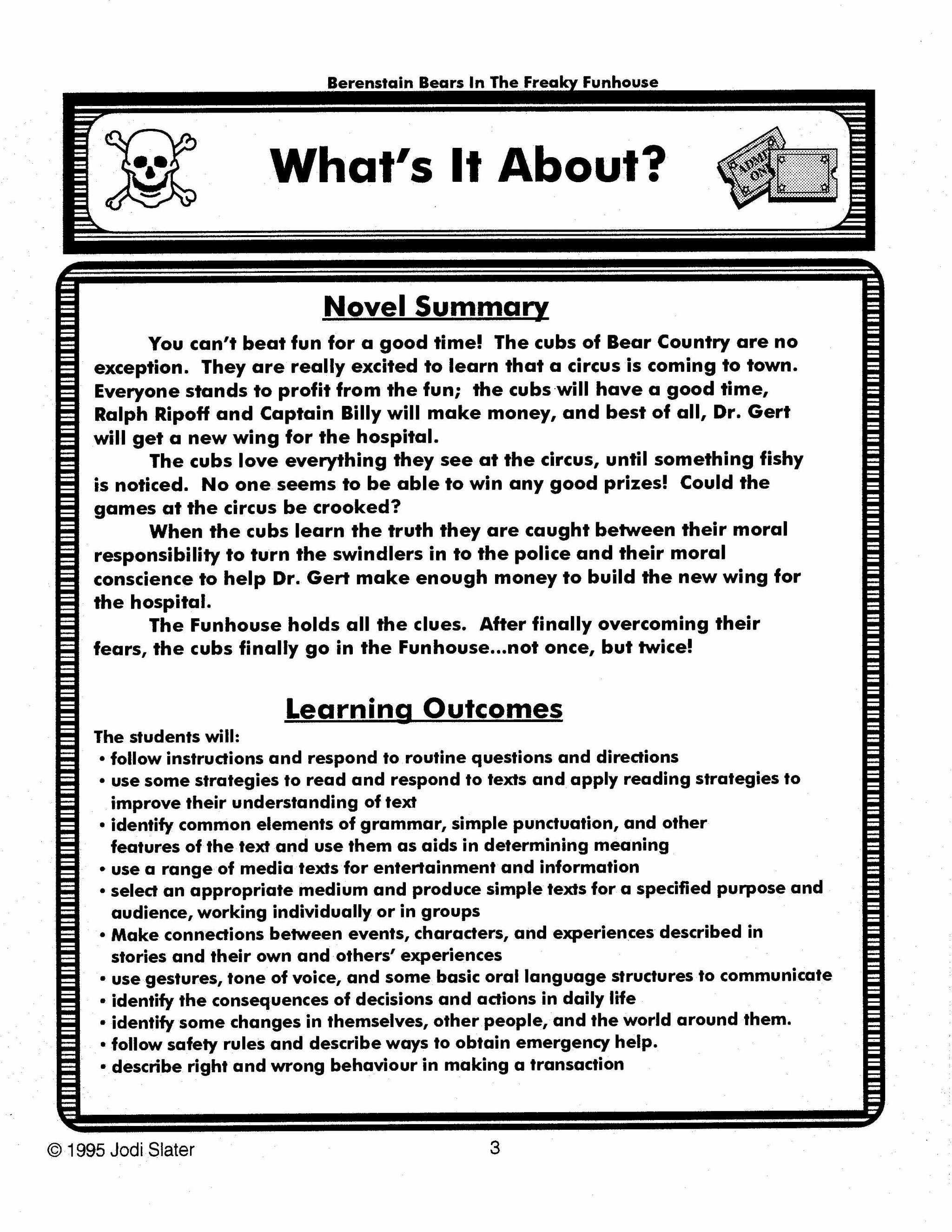 Berenstain Bears: 4 Lit Link/Novel Study Bundle! Grades 1-3