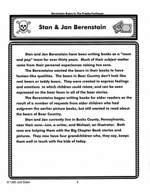 Berenstain Bears: 4 Lit Link/Novel Study Bundle! Grades 1-3