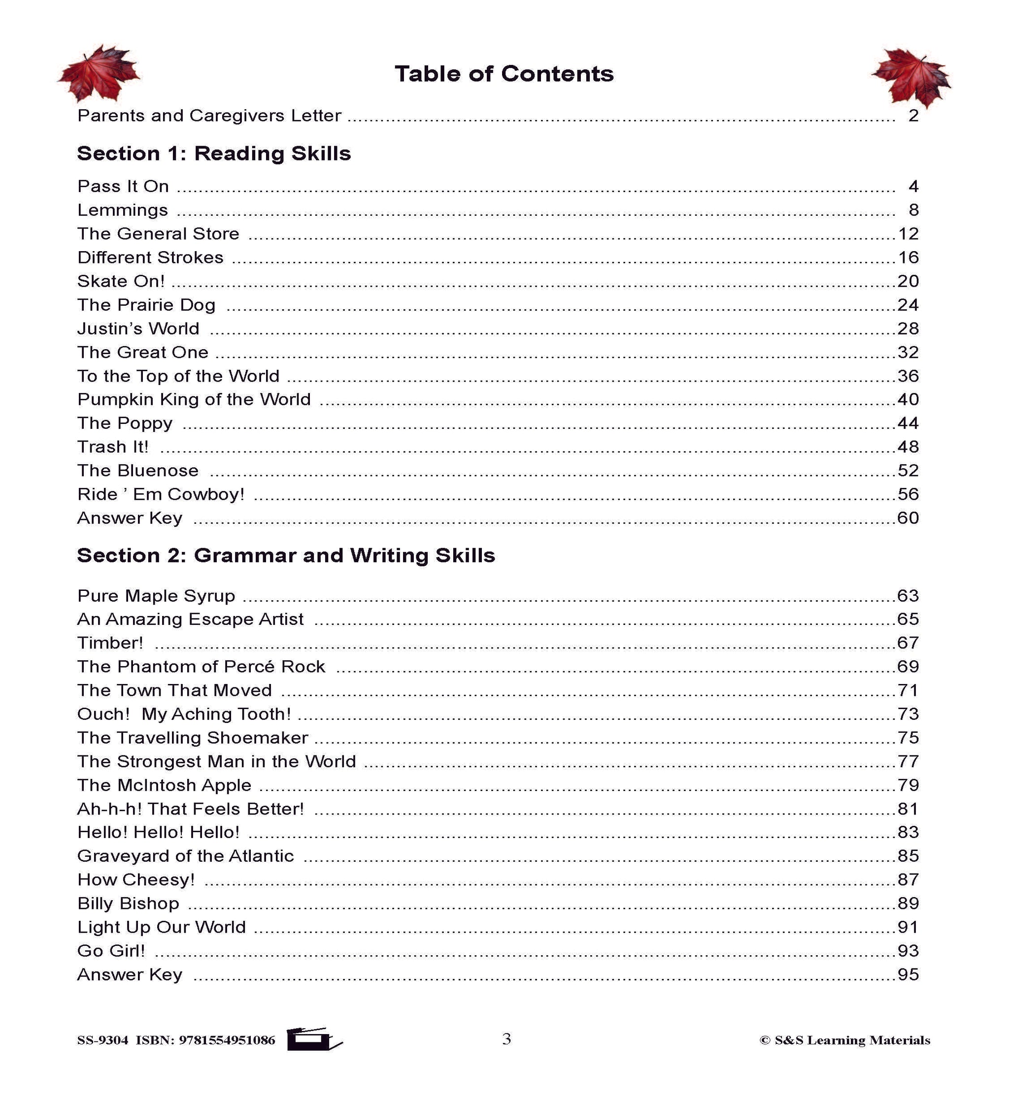 Grade 4 Canadian Math & Reading Practise Bundle!