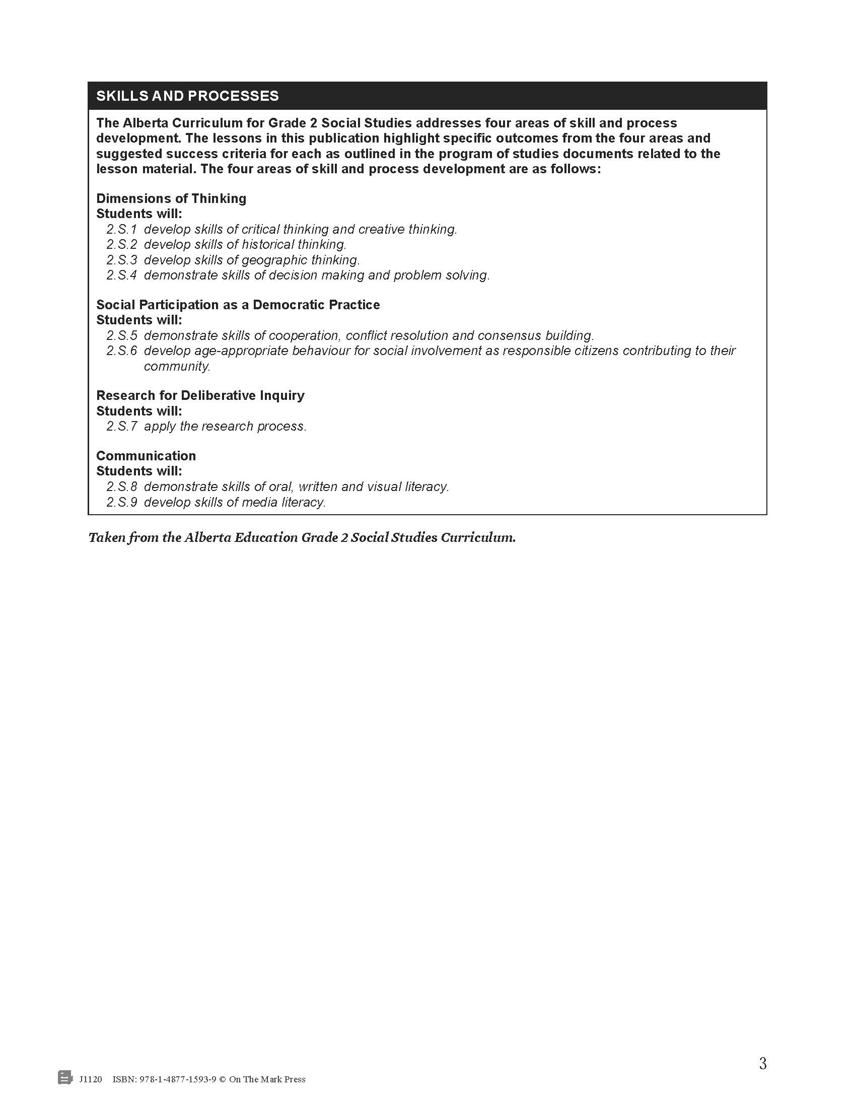 Alberta Grade 2 Science & Social Studies Savings Bundle!