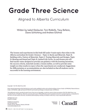 Alberta Grade 3 Science & Social Studies Savings Bundle!