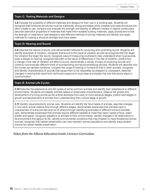 Alberta Grade 3 Science & Social Studies Savings Bundle!