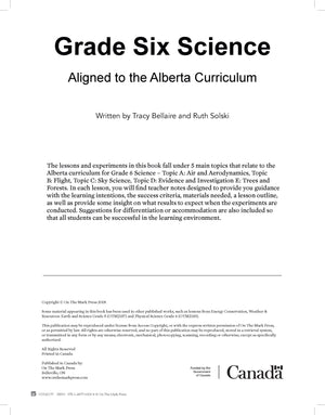 Alberta Grade 6 Science & Social Studies Savings Bundle!