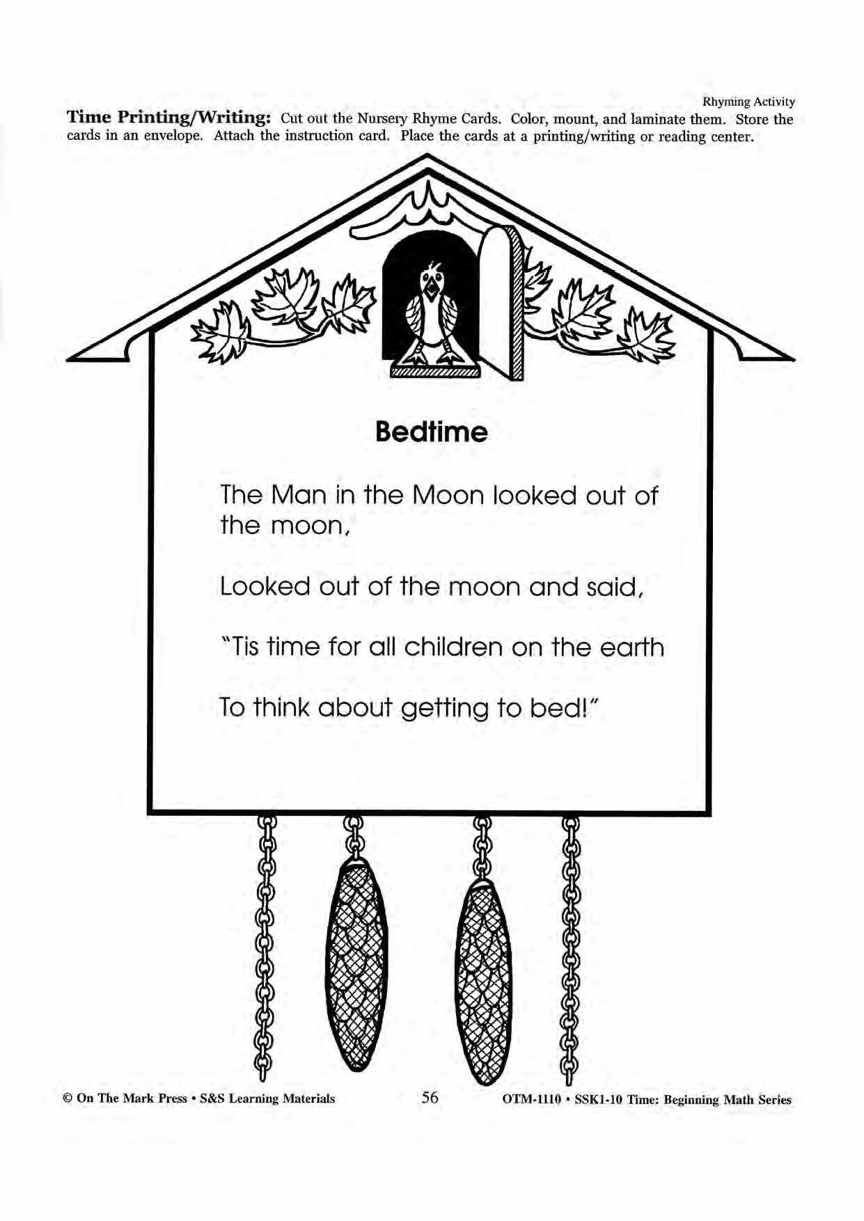 Time Nursery Rhymes Grades 1-3