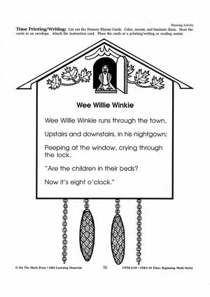 Time Nursery Rhymes Grades 1-3
