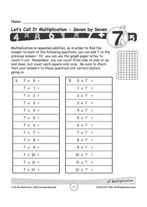 Multiplication Facts: 6,7 & 8  Worksheets Grades 3-5