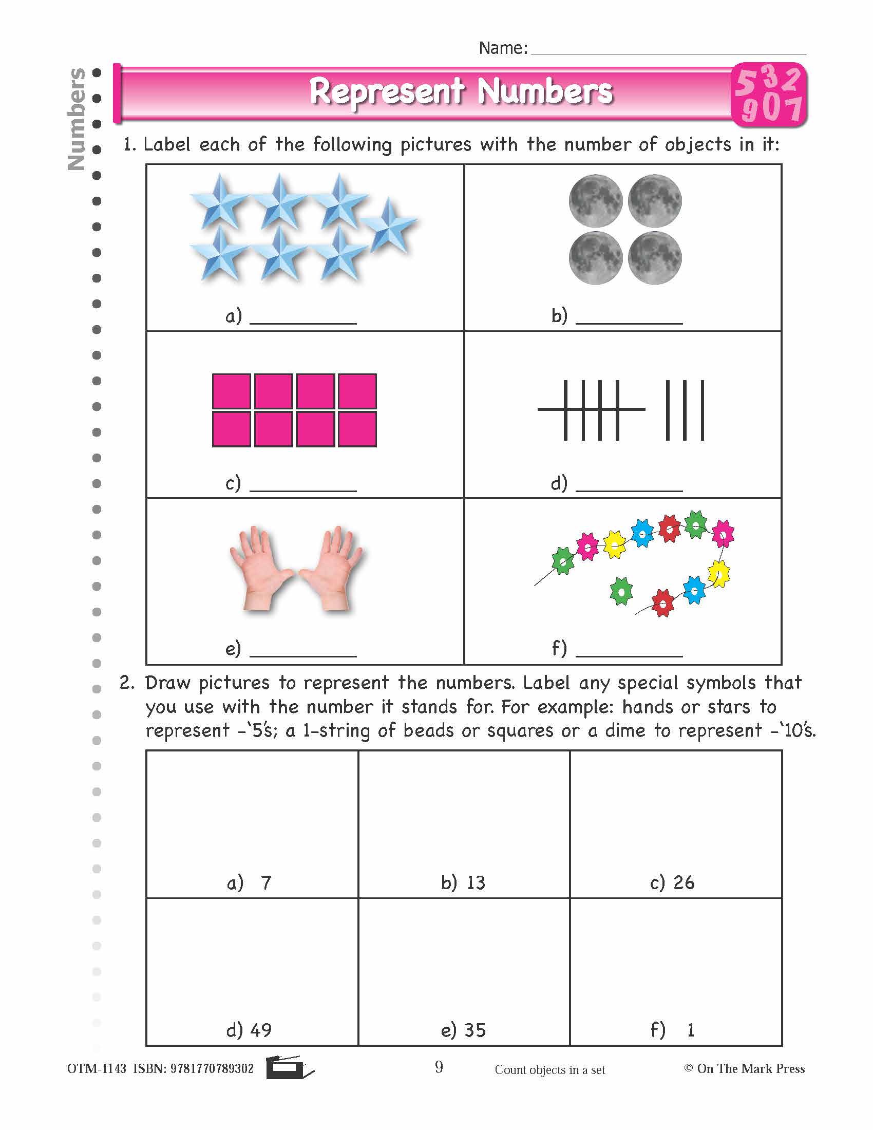 First Grade Numeration Lesson Plan Aligned to Common Core