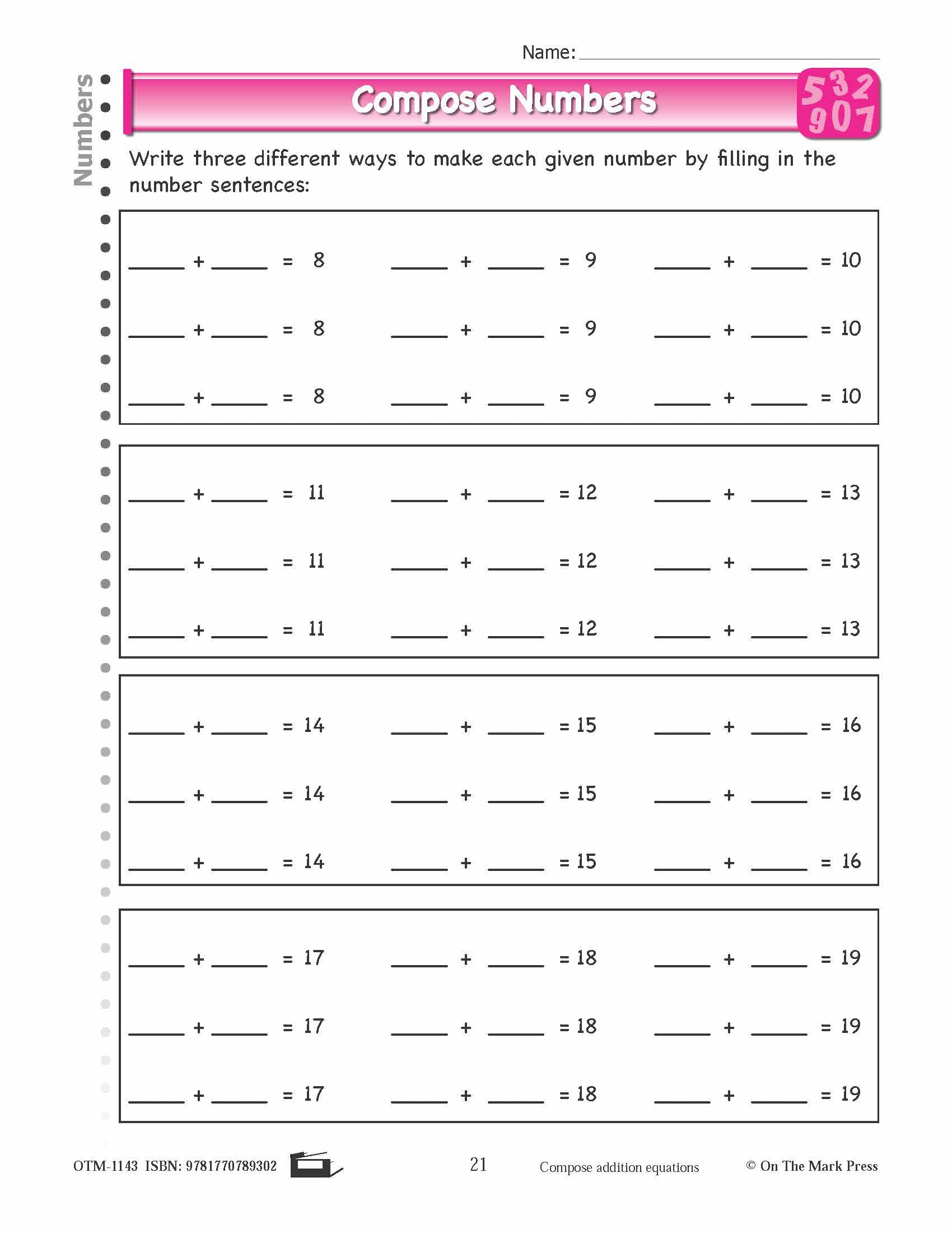 First Grade Numeration Lesson Plan Aligned to Common Core