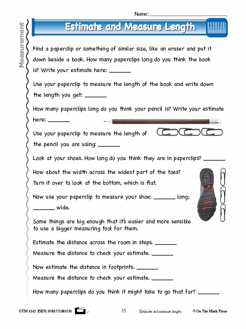 First Grade Measurement Lesson Plan Aligned to Common Core