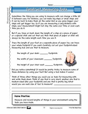 First Grade Measurement Lesson Plan Aligned to Common Core