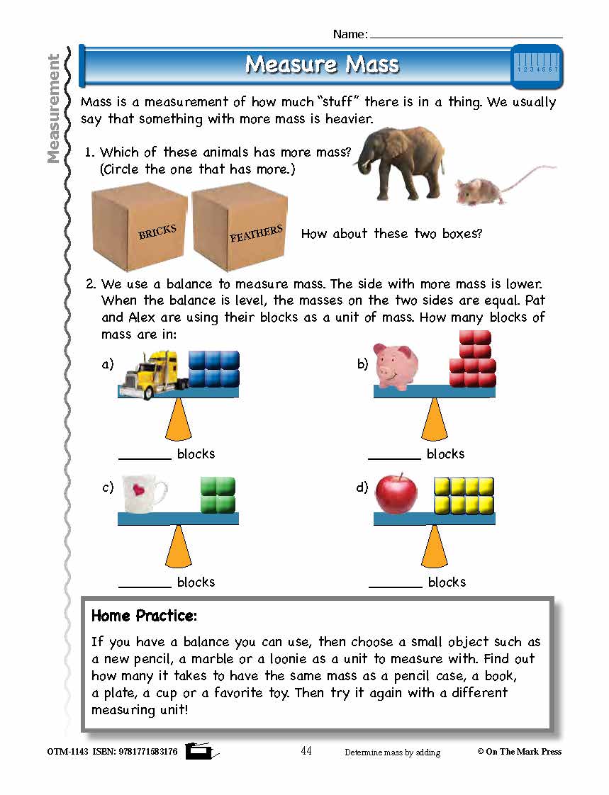 First Grade Measurement Lesson Plan Aligned to Common Core