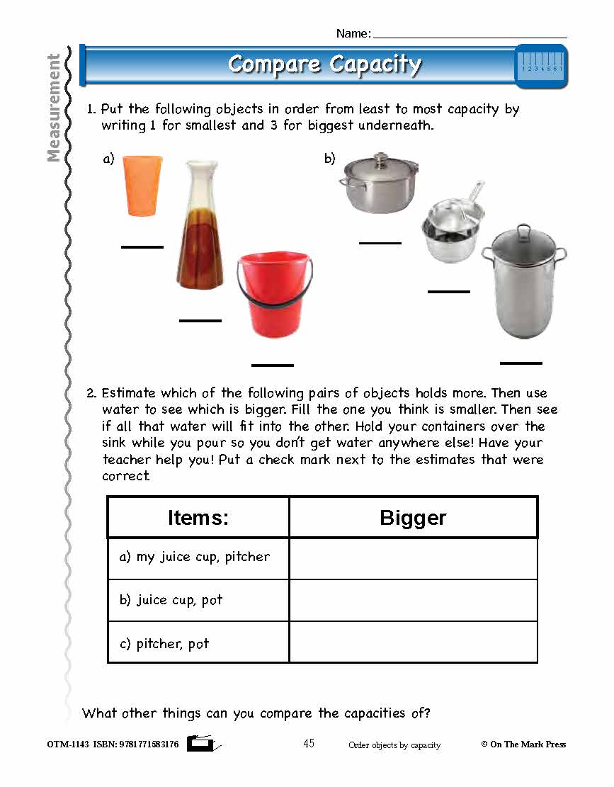 First Grade Measurement Lesson Plan Aligned to Common Core